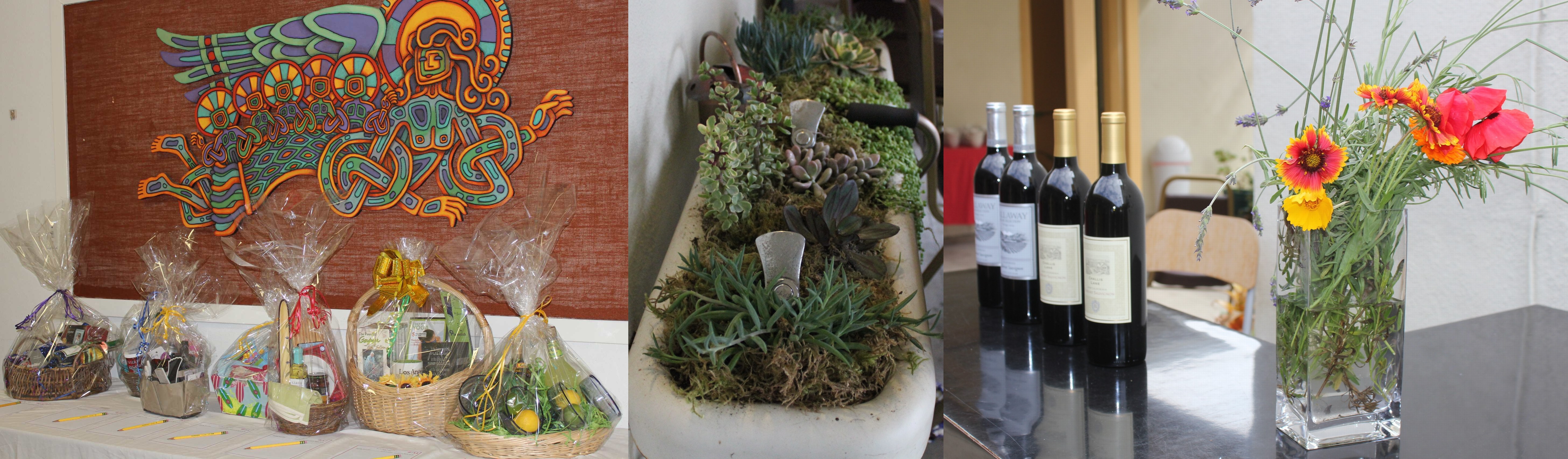 Gift Basket-wine-planter collage 5-11