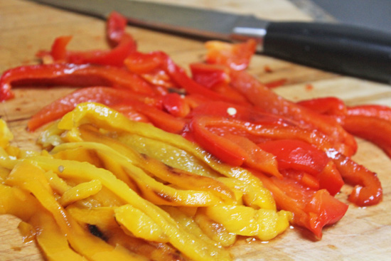 Roasted Red Pepper Strips 10-13